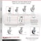 Service Caster 4 Inch Kingpinless V Groove Semi Steel Caster Brake & Swivel Locks 2 Rigid, 2PK SCC-KP30S420-VGR-SLB-BSL-2-R-2 - alternate 7